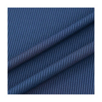 160-220gsm DTY polyester spandex tissu imprimé côtelé brosse deux côtés 96% polyester 4% spandex pour chemise manchette décolleté