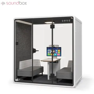 Phone Booth Acoustic Meeting Pod Working Small Soundproof Booth Portable Sound Proof Room