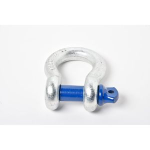 Bow Shackle 7/8 in <b>Galvanized</b> Blue Carbon Steel with Removable <b>Screw</b> Pin 18700 Lbs Capacity for Heavy Duty Towing & Rigging - Product Image 6