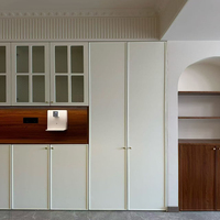 Meubles de salle à manger multifonctionnels en bois de style français, personnalisables, avec poignées de qualité supérieure, imperméables, écologiques, 100 couleurs