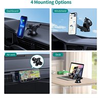 Nouveau chargeur de voiture sans fil magnétique en métal pour iPhone, support de charge sans fil magnétique avec chargeur de voiture sans fil
