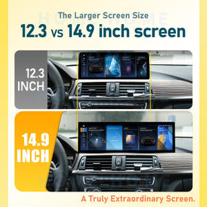 เครื่องเล่นมัลติมีเดียระบบควบคุมกลางในรถยนต์ ขนาด 14.9 นิ้ว ระบบ Android 14 สำหรับรถยนต์ <span class=keywords><strong>BMW</strong></span> ซีรีส์ 5 รุ่น <span class=keywords><strong>E60</strong></span> E61 E62 รองรับ DVD พร้อมระบบ Wireless Carplay เครื่องเล่นวิดีโอ GPS นำทาง - Product Image 3