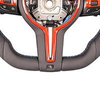 Volant en cuir personnalisé style Thong à 3 branches pour F30/F32, G20/G80, F10, E90, E60, G30, E46, E36, M5, F80/F82, E91 - Vente en gros