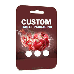 กล่องใส่5CT 3ct การ์ด7oh-Tablets แคปซูล2ct การ์ดสำหรับผู้ชายกล่องใส่ยาพุพองการ์ดและกระดาษ - Product Image 5