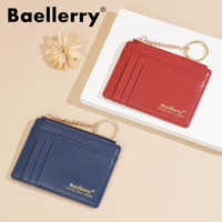 Nouveau Porte-Cartes Femme Style Tendance Multi-cartes Porte-Monnaie Fin Porte-clés Petit Portefeuille pour Femmes