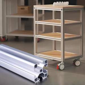 Produttore di Profili in Alluminio con Scanalatura a T 4590 Personalizzati, Estrusioni Anodizzate Argento per Telai e Attrezzature Industriali Specializzate - Product Image 5