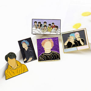 Insignias de cazador de estrellas de Cultura de grupo de fans personalizadas baratas de la LOW-MOQ, recuerdos, espectáculo de K-Pop, películas, televisión, animación, pertenencia a mercancías - Product Image 2