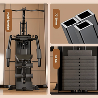 Machine Smith multifonctionnelle complète à poste unique pour la musculation des pectoraux, des épaules et du dos – Équipement de gym à domicile