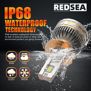 Redsea R45 Ampoule de phare H4 H7 H11 Ampoule de phare LED pour voiture 200W 20000LM 9005 9006 9012 6500K Lumière LED pour phare de voiture - Product Image 4