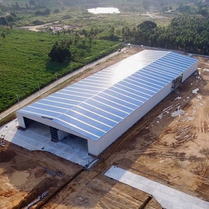 Coût de construction d'un hangar industriel Structure métallique préfabriquée Bâtiment d'atelier <span class=keywords><strong>portable</strong></span> en métal Bâtiment d'atelier préfabriqué - Product Image 3