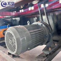 Machine de production de tuyaux de drainage en acier inoxydable avec moteur, boîte de vitesses, PLC, pompe et utilisation facile