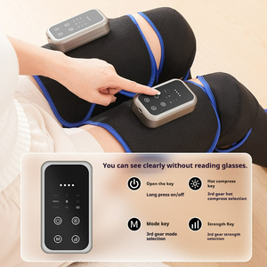 เครื่องนวดเท้าและขาแบบ Shiatsu พร้อมระบบทำความร้อนกล้ามเนื้อผ่อนคลายบรรเทาอาการปวดที่ขา