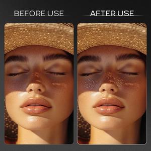 Aangepaste Hoge Kwaliteit Glitter Spikkels Patches Nep Metallic Goud Zilver Rose Goud Tijdelijke Glitter Sproeten Gezicht Tattoo Sticker - Product Image 3