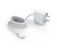 Chargeur USB-C GaN 45W avec câble fixe pour ordinateur portable/téléphone portable/autres appareils intelligents, fourni par le fabricant