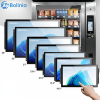 Monitor Táctil Capacitivo de Marco Abierto Industrial, Pantalla LCD Metálica de 7 a 32 Pulgadas, HD VGA, Soporte de Pared VESA, Fabricante OEM ODM