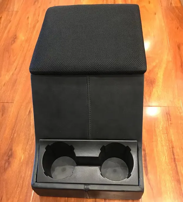 Caja cubby y portavasos de malla negra, diseño para Land rover defender y series, novedad de 2019
