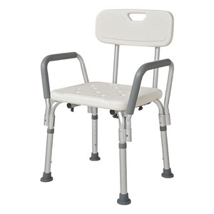 Songhui Shower Chair With Backrest 6-Level <b>Height</b> <b>Adjustable</b> Bath <b>Stool</b> For Elderly And Pregnant Women - Product Image 3