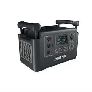 DEENO X1500 LiFePO4电池便携式电站500W 1000W 1500W 2000W 3000W 110V 220V家用户外太阳能发电机