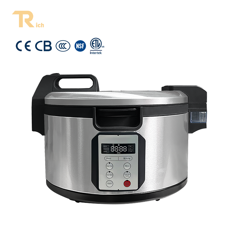 RICH 7L Stainless Steel Digital Smart Multifunctional Large Capacity Electric Rice Cooker for Household and Restaurant Use