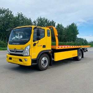Camion de dépannage à plateau coulissant Foton Ollin 4x2 5 tonnes avec cabine de nuit et moteur Cummins - Product Image 6