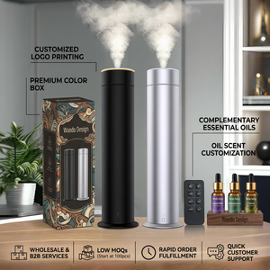 Diffusore di Aromi Wireless Ricaricabile USB con Luce a 5 Colori, 150ml, in Alluminio, per App, Batteria da 4000mAh, Grande Capacità, Macchina per Profumi di Lusso - Product Image 1