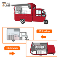 Jbl — chariot à nourriture électrique, mise à jour, bas prix, remorque rapide, Tricycle caddie à aliments, pour Moto en Europe
