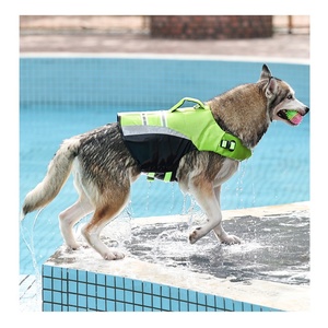 Chaleco salvavidas de poliéster para perros al por mayor, chaleco de natación con estampado reflectante para perros grandes, medianos y pequeños, verano para las estaciones de invierno y primavera - Product Image 3