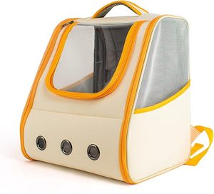 Cat Carrier <b>Backpack</b> Travel Pets' <b>Backpacks</b> Carrying Bag Dog Carrier <b>Backpack</b> for Small Dogs <b>Large</b> Space Cat Carrier <b>Backpack</b> - Product Image 1