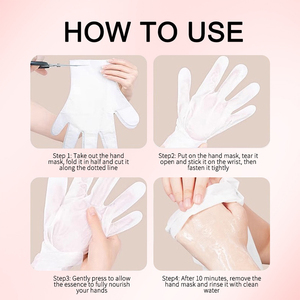 Guantes <span class=keywords><strong>de</strong></span> Gel Hidratantes para Manos UUKKG, para Manos Secas y Agrietadas, Tratamiento <span class=keywords><strong>de</strong></span> Spa Nocturno, OEM Disponible UU4963 - Product Image 3