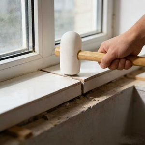 مطرقة مطاطية طبيعية بمقبض خشبي عالية الجودة للاستخدام الصناعي قابلة للتخصيص حسب الطلب بأحجام 8 أونصة/16 أونصة/24 أونصة - Product Image 4