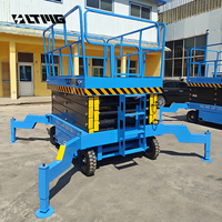 Plateforme de travail mobile LTMG Lift Skylift 6m 8m de hauteur, type ciseaux, 4x4, utilisation intérieure/extérieure, acier allié, 230 kg