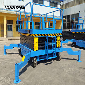 Peralatan Pengangkat LTMG Skylift 6m 8m Tinggi 4x4 Roda Tipe Platform Kerja Scissor <span class=keywords><strong>Lift</strong></span> untuk Penggunaan Dalam Ruangan atau Luar Ruangan Mobile - Product Image 2