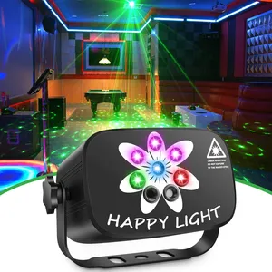 Lumière Laser LED RG + lumière de fête UV avec télécommande pour lumière Disco de scène