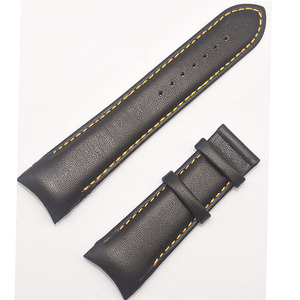 MINGJIANG cinturino per orologio in pelle con estremità curva cinturino per orologio in pelle con estremità curva cinturino curvo - Product Image 1
