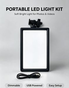 Lámpara de Relleno <span class=keywords><strong>Mini</strong></span> Good Lamp, Regulable, 12W, SL 116, Luz Suave Bicolor Ajustable y Alto CRI 96, Luz para Fotografía SL116 - Product Image 5