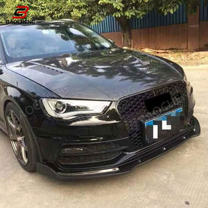 กันชนหน้าสำหรับรถ <span class=keywords><strong>Audi</strong></span> <span class=keywords><strong>A3</strong></span> S3 <span class=keywords><strong>Sline</strong></span> 2017 <span class=keywords><strong>2018</strong></span> 2019ตัวกระจายขอบขอบกันชนคาร์บอนแท้สไตล์ RS - Product Image 6