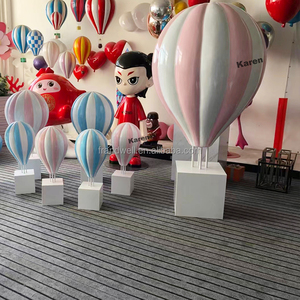 Sculpture en fibre <span class=keywords><strong>de</strong></span> verre <span class=keywords><strong>de</strong></span> montgolfière <span class=keywords><strong>de</strong></span> style artificiel pour vitrine, pièce maîtresse <span class=keywords><strong>de</strong></span> cadeau ou accessoire axé sur le thème <span class=keywords><strong>de</strong></span> l'art - Product Image 3