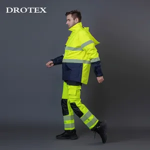 Хлопковая нейлоновая Защитная противопожарная куртка, брюки, рабочая одежда, костюмы для холодной погоды