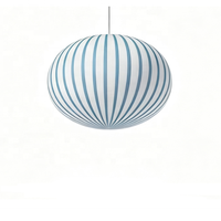 Lustre en verre coloré pour la décoration de la maison, luminaire suspendu de luxe, lampe de plafond en forme de boule