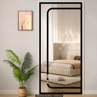 Moustiquaire de porte zippée moderne personnalisable, rideau en maille plissée en U, anti-insectes, imperméable, pour salle de bain et hôtel