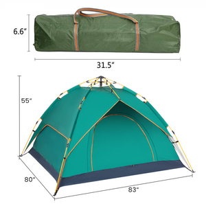 Tente d'extérieur portable et ultralégère <span class=keywords><strong>pour</strong></span> <span class=keywords><strong>voyage</strong></span>, dôme de camping <span class=keywords><strong>pour</strong></span> 3 à <span class=keywords><strong>4</strong></span> <span class=keywords><strong>personnes</strong></span>, tente pop-up automatique de <span class=keywords><strong>voyage</strong></span>, étanche, bon marché - Product Image 6