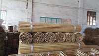 Paneles de bambú artificiales para jardín, valla de privacidad de bambú natural y negro, baratos, ecológicos
