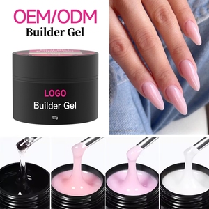 Gel Constructor de Uñas de 50g, Marca Privada OEM, Colores Mezclados, Gel UV Profesional para Extensión de Uñas - Product Image 1