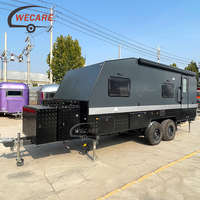 WECARE 4. Caravane tout-terrain avec cuisine extérieure et suspension indépendante pour l'aventure en pleine nature