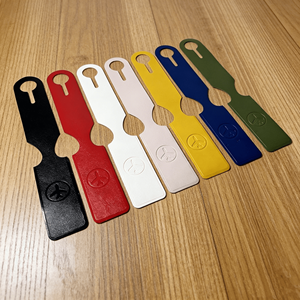 Étiquettes de bagage personnalisables en PU pour valise de voyage, cartes nominatives pour avion, étiquettes anti-perte avec logo personnalisé, ensemble d'étiquettes de bagage pour cadeau de voyage - Product Image 3