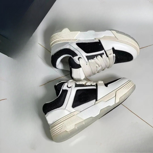 Zapatos Deportivos de Diseñador Amiry para Hombre, Marca de Lujo, Alta Calidad, Cuero Negro y Blanco, Estilo Casual para Caminar, a la Moda - Product Image 2