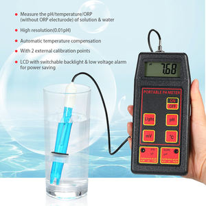 Hedao PH-8424 синей подсветкой 3 в 1 Цифровой тестер качества воды PH ORP измерительный прибор тестер температуры с электродами - Product Image 3