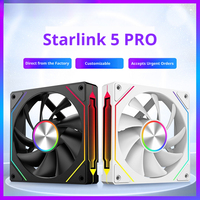Kipas PC PWM 120mm Performa Tinggi 61.5CFM Tekanan Statis 2.0mmH2O 1600RPM Bantalan Hidro Kipas Pendingin Casing Komputer