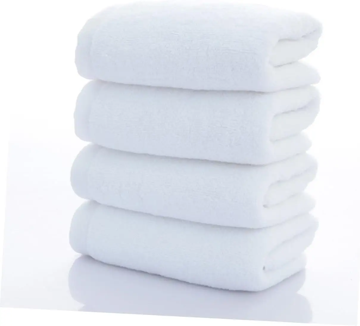 Luxury 60S 100% Cotton Pure White Handtuch Face Linen Hotel Terry Bath Towels Wholesale Beach Towel