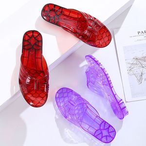 Claquettes d'été en plastique pour l'extérieur, claquettes transparentes pour femmes, antidérapantes, résistantes aux odeurs. - Product Image 4